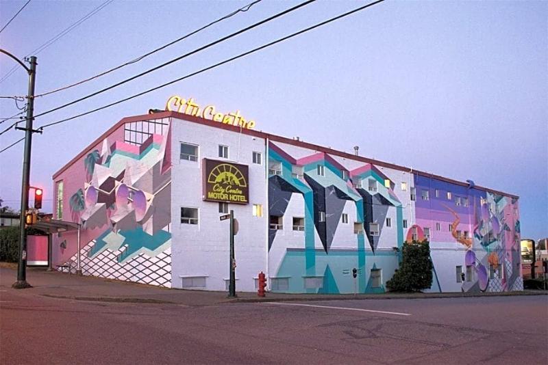 City Centre Motel Vancouver Exteriör bild